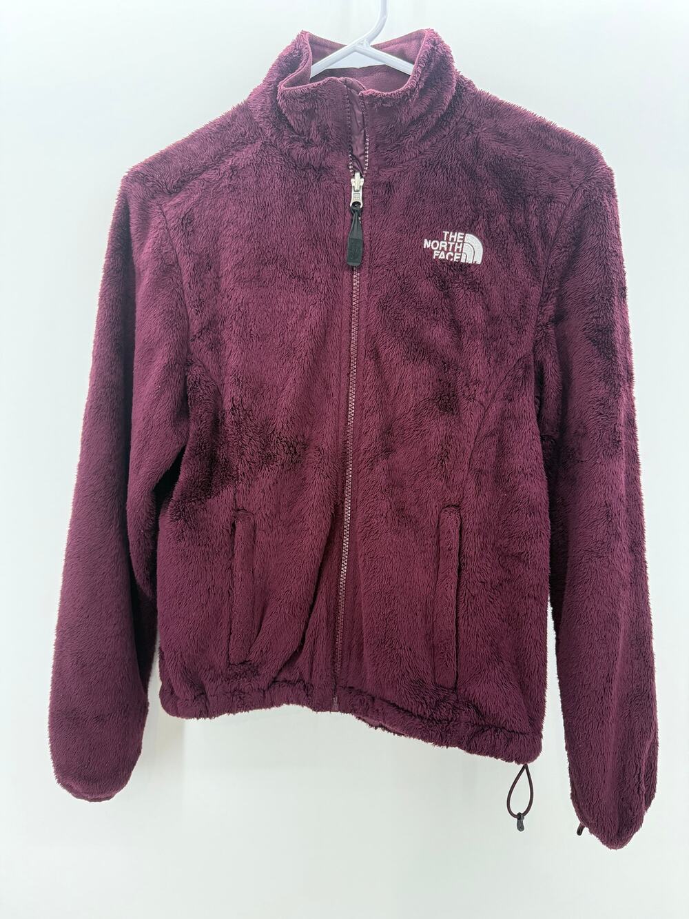 The North Face Full Zip Fuzzy Fleece Jacket Magenta
